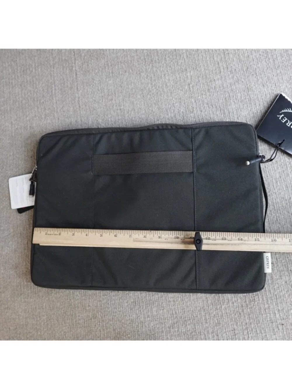 Osprey Arcane Laptop Sleeve Case Solid  Black Padded 15 Inch Polyester NEW